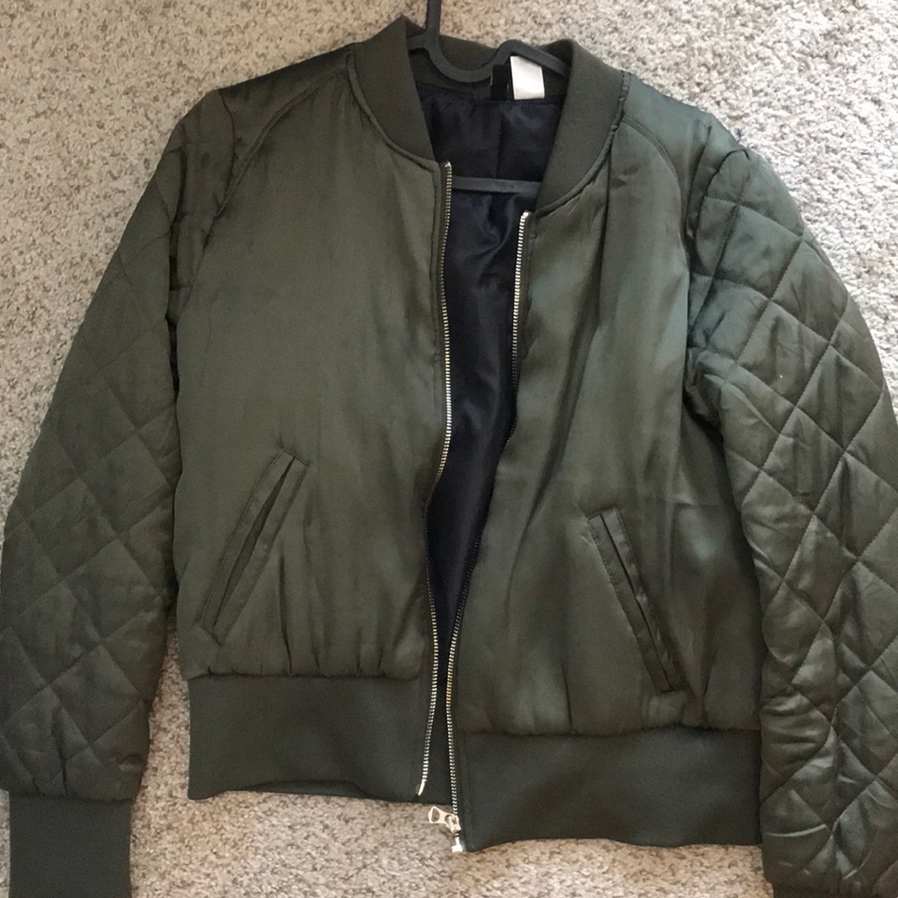 Satin bomber jacket from H&M